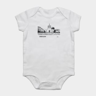 Oregon State USA Baby Bodysuit